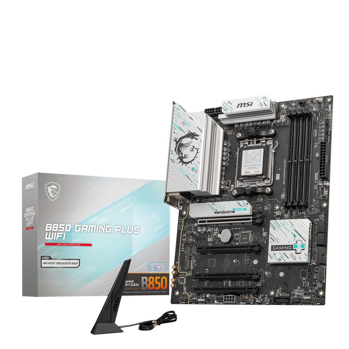 Bild von MSI B850 GAMING PLUS WIFI Mainboard Sockel AM5