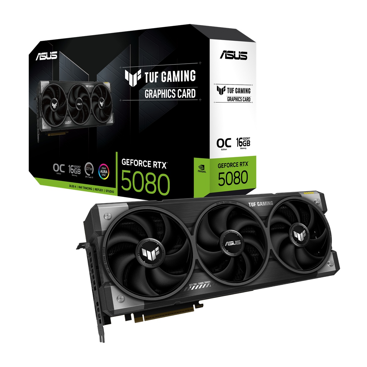 Bild von ASUS TUF Gaming GeForce RTX 5080 OC - 16GB GDDR7, 2x HDMI, 3x DP