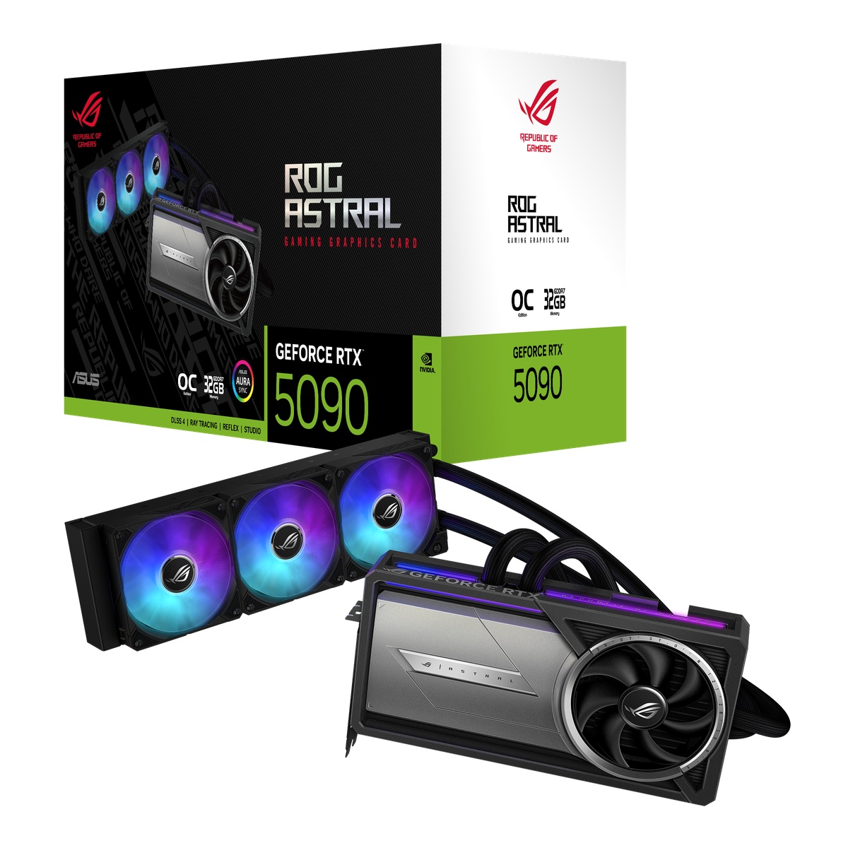 Bild von ASUS ROG Astral LC GeForce RTX 5090 OC - 32GB GDDR7, 2x HDMI, 3x DP