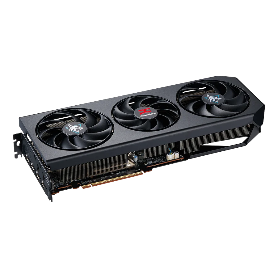 Bild von Powercolor Radeon RX 9070XT Hellhound OC 16GB - 16GB GDDR6, 1x HDMI, 3x DP