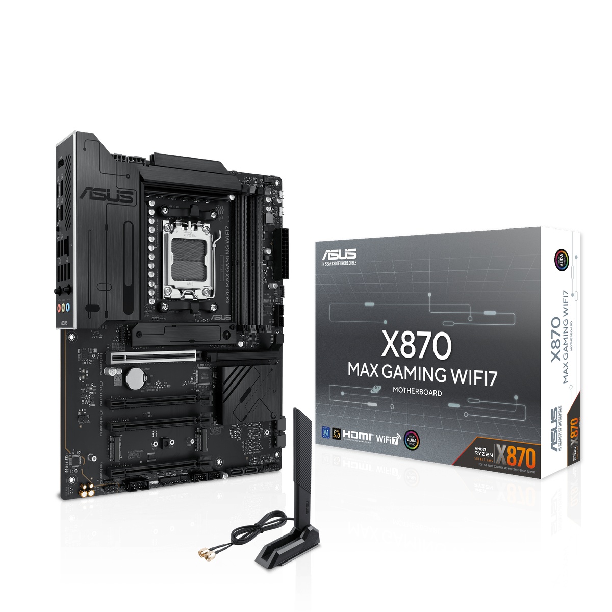 Bild von ASUS X870 Max Gaming WIFI7 Mainboard Sockel AM5