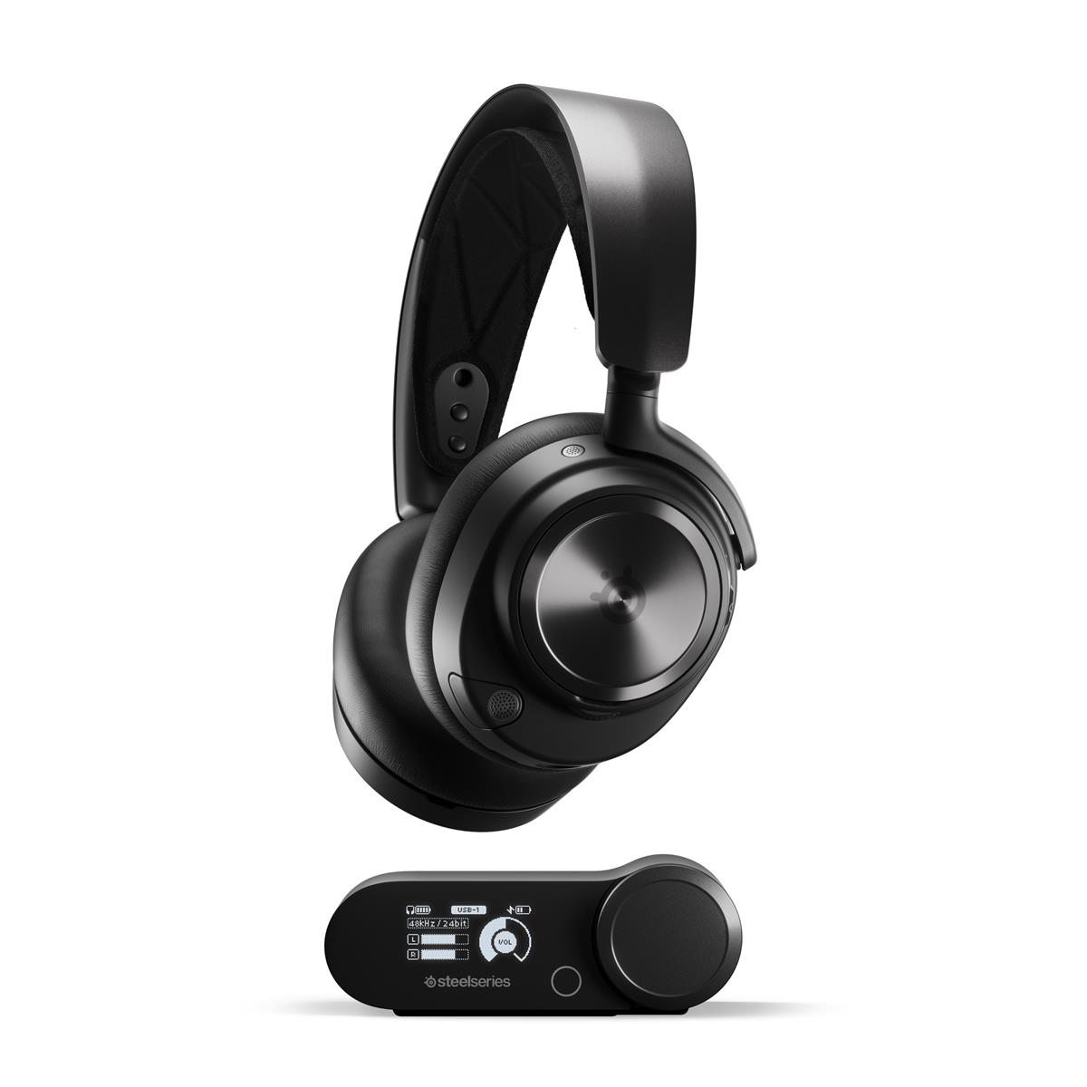 Bild von SteelSeries Gaming Headset Arctis Nova Pro Wireless Multi-System Gaming-Headset mit wechselbarem Akku (Infinity Power System) und Active Noise Cancell