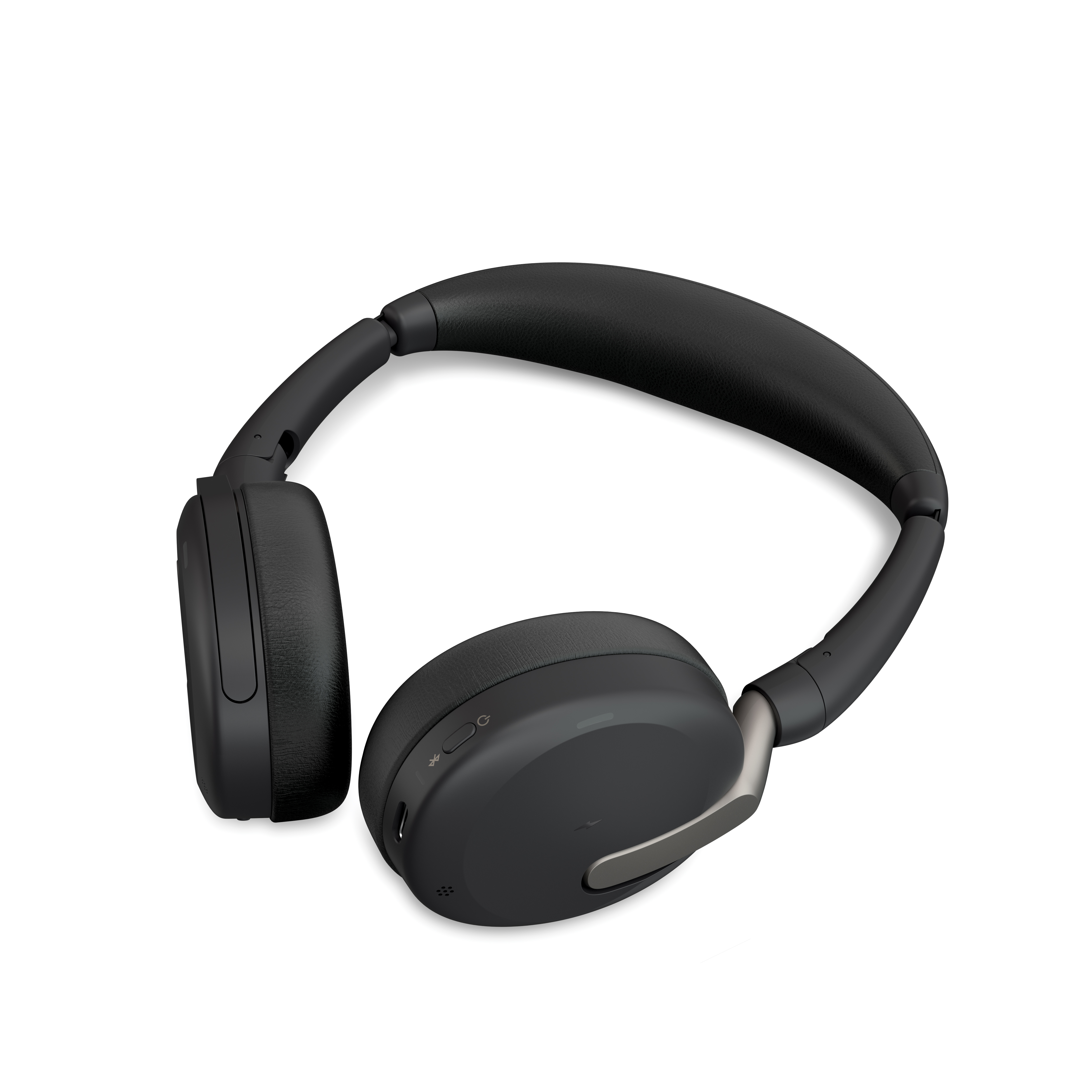 Bild von Jabra Evolve2 65 Flex, Ultrakompaktes Stereo Bluetooth Headset Aktive Geräuschunterdrückung (ANC), MS Teams zertifiziert, incl. Bluetooth-Adapter Link