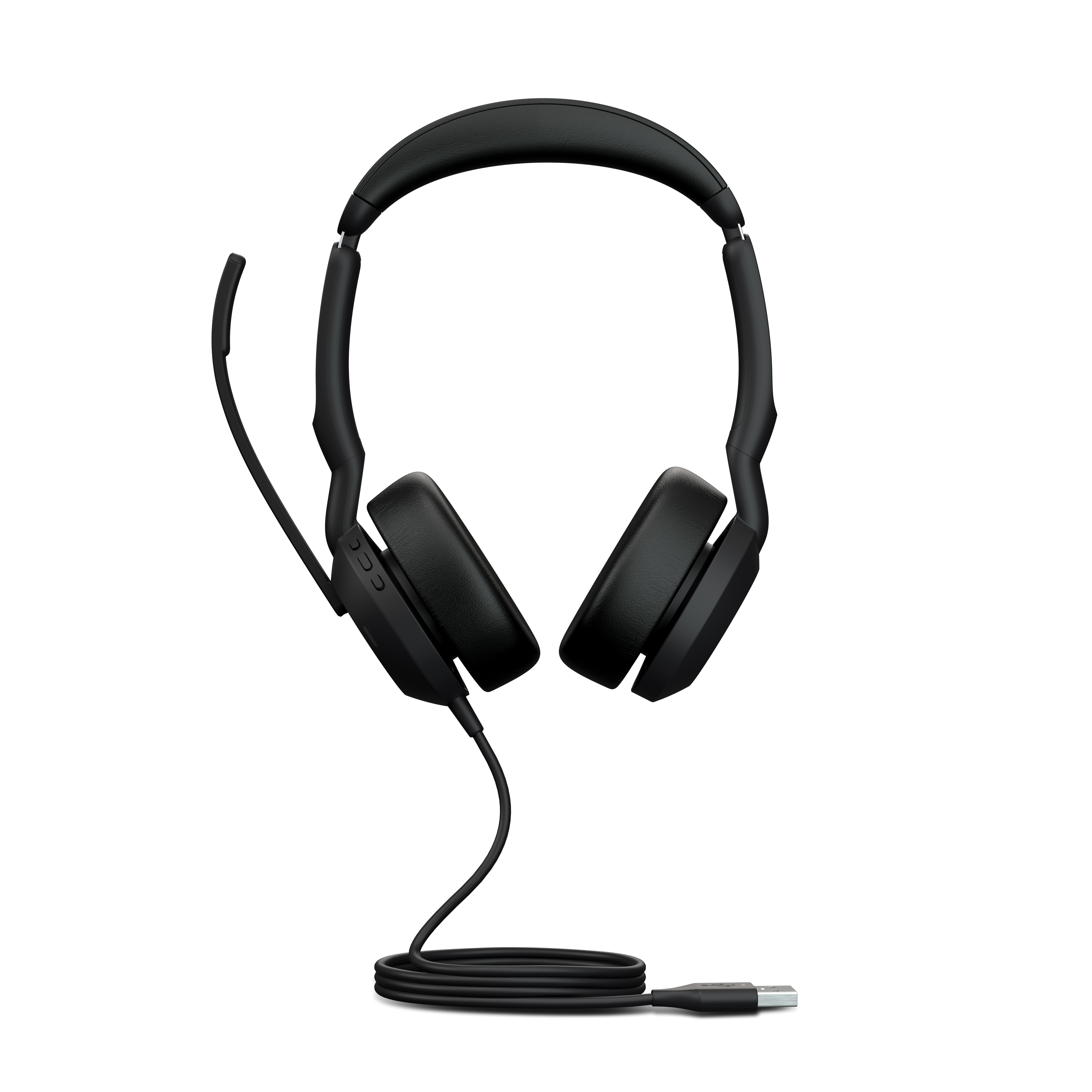 Bild von Jabra Evolve2 50 Stereo-Bluetooth Headset 4 Mikrofone, USB-A-Anschluss, MS Teams zertifiziert, Aktive Geräuschunterdrückung