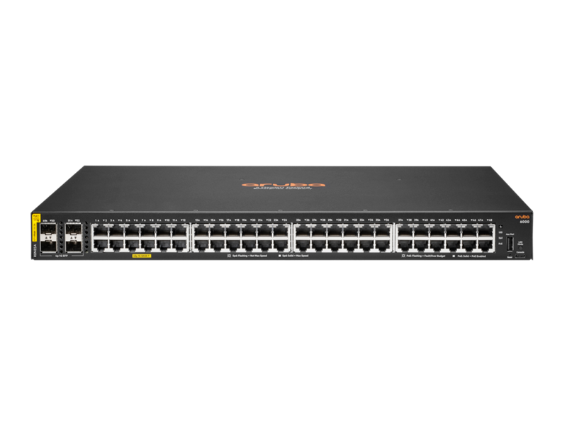Bild von HPE Aruba Networking CX6000 52-Port Switch (R8N85A) B-Ware [48x Gigabit LAN, PoE+, 4x SFP]
