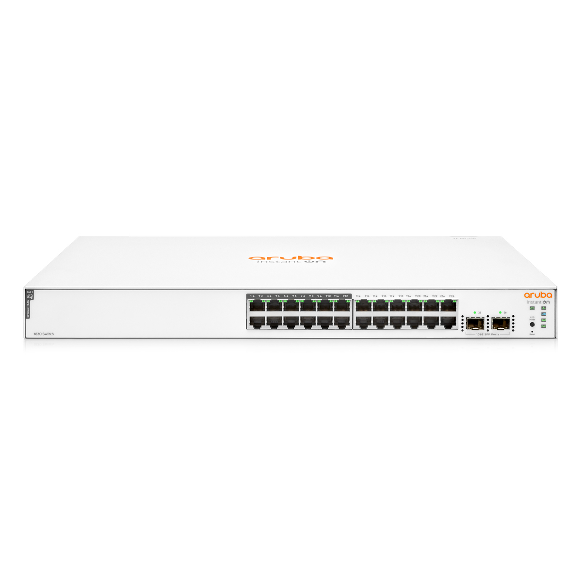 Bild von HPE Networking Instant On 1830 26-Port PoE+ Switch B-Ware [24x Gigabit-LAN, 2x SFP, PoE+ 195W]