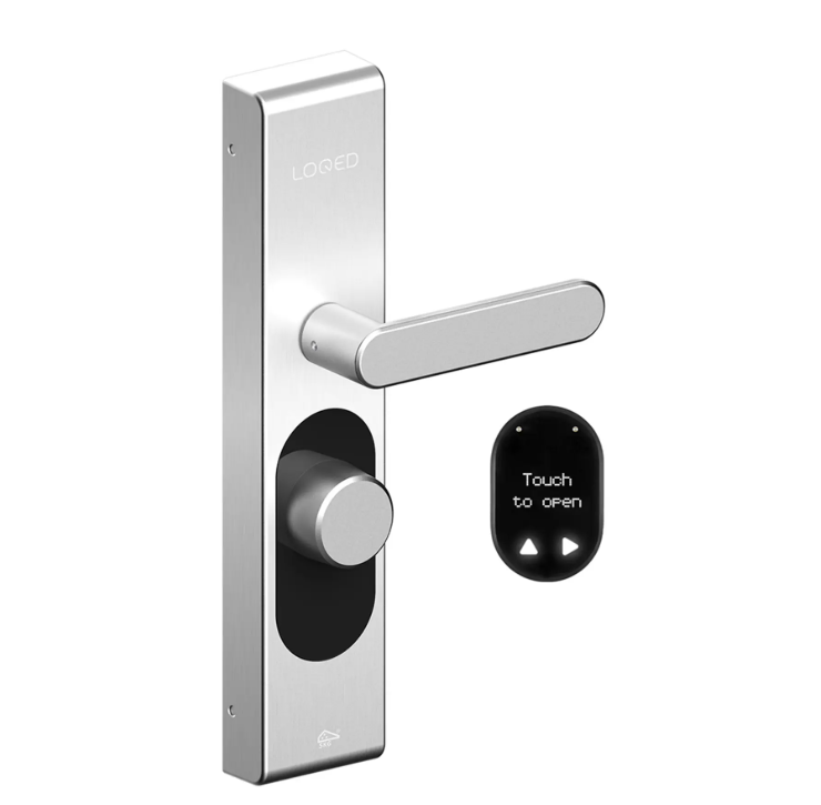 Bild von Shelly LOQED Touch Smart Lock Stainless Steel Smartes Türschloss