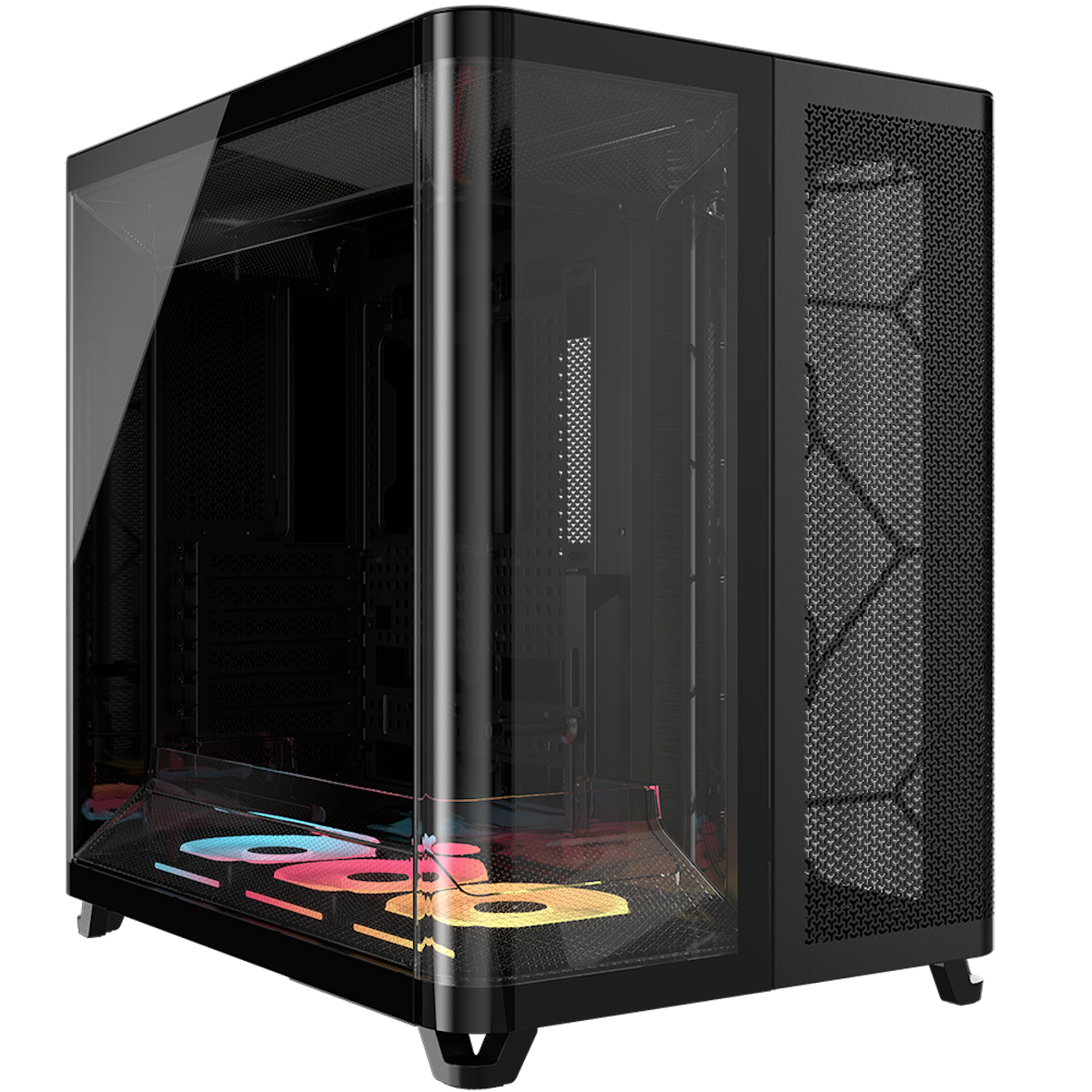 Bild von CORSAIR AIR 5400 LX-R RGB iCUE LINK schwarz | PC-Gehäuse