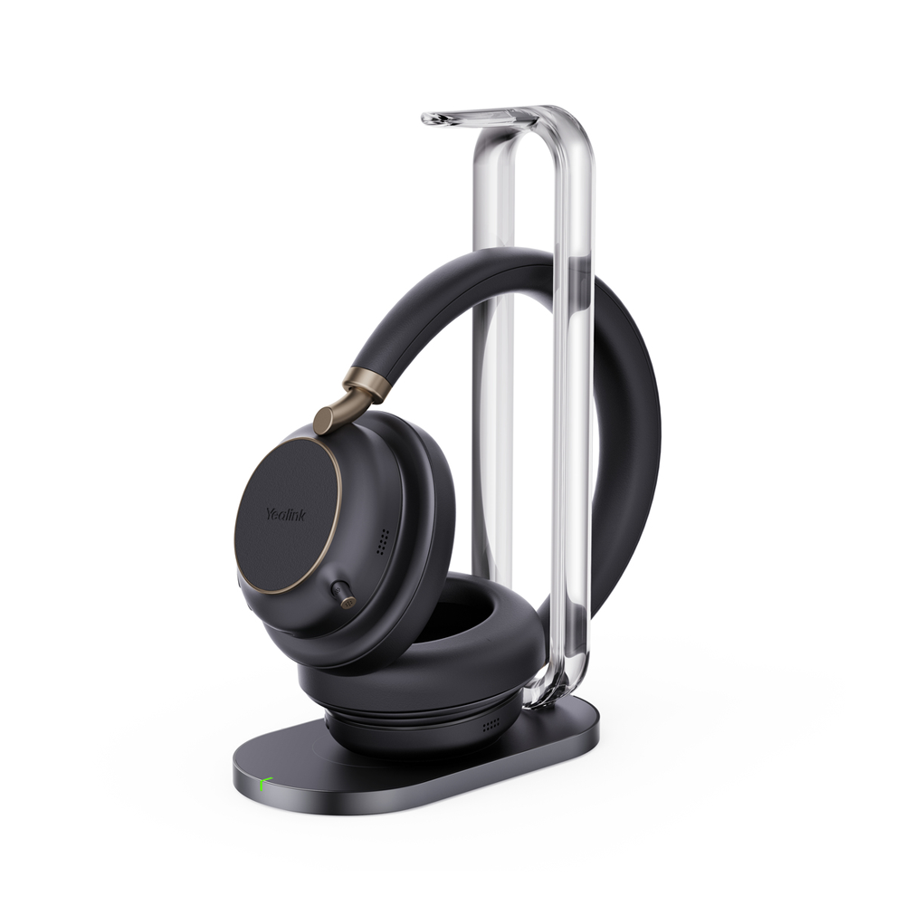 Bild von Yealink Headset BH 76 Plus inkl. Ladeständer UC Black USB-C/A