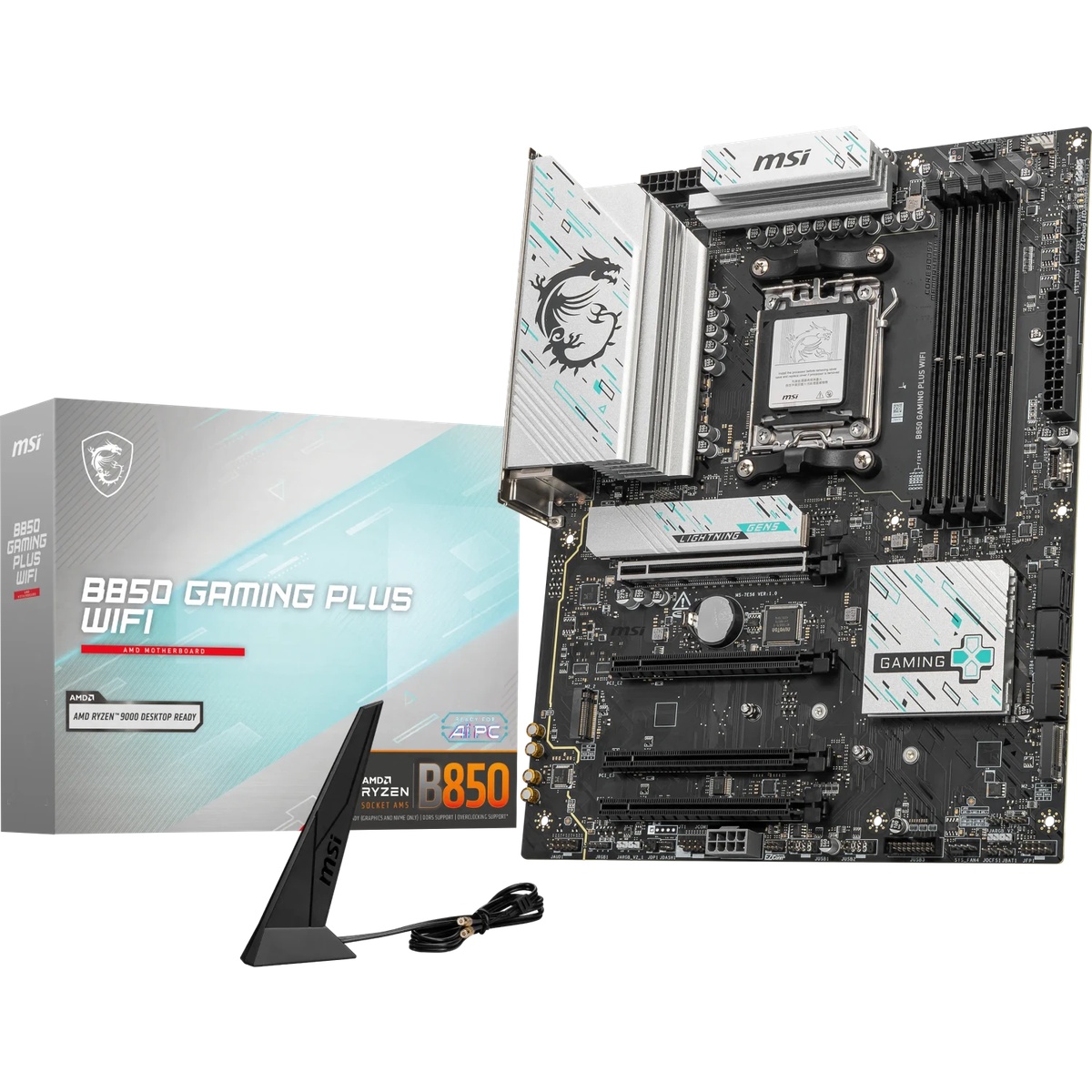 Bild von MSI B850 Gaming Plus WIFI Mainboard Sockel AM5