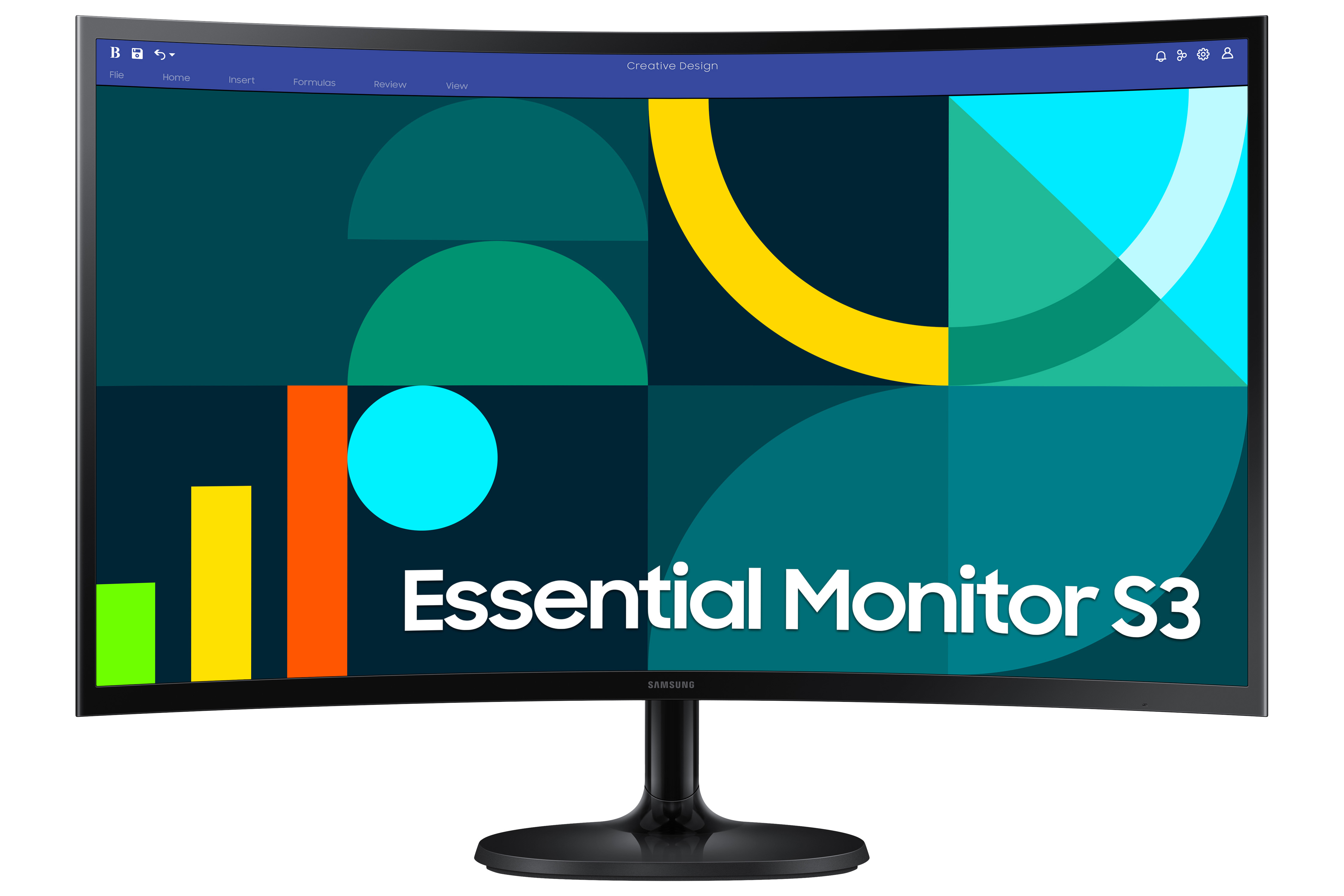 Bild von Samsung S27D364GAU Curved Monitor - VA, Full HD, 100 Hz, HDMI