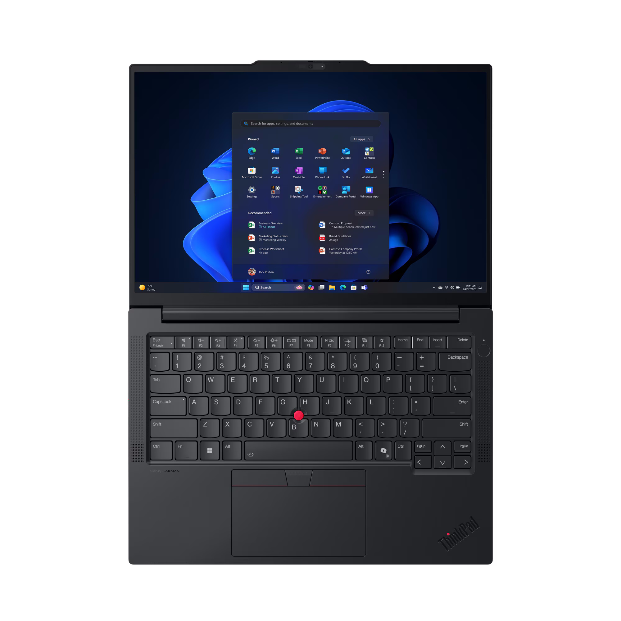 Bild von Lenovo ThinkPad E14 Gen7 - 21SX000RGE 14" WUXGA IPS, Intel Core Ultra 5 - 225U, 16GB RAM, 512GB SSD, Windows 11 Pro