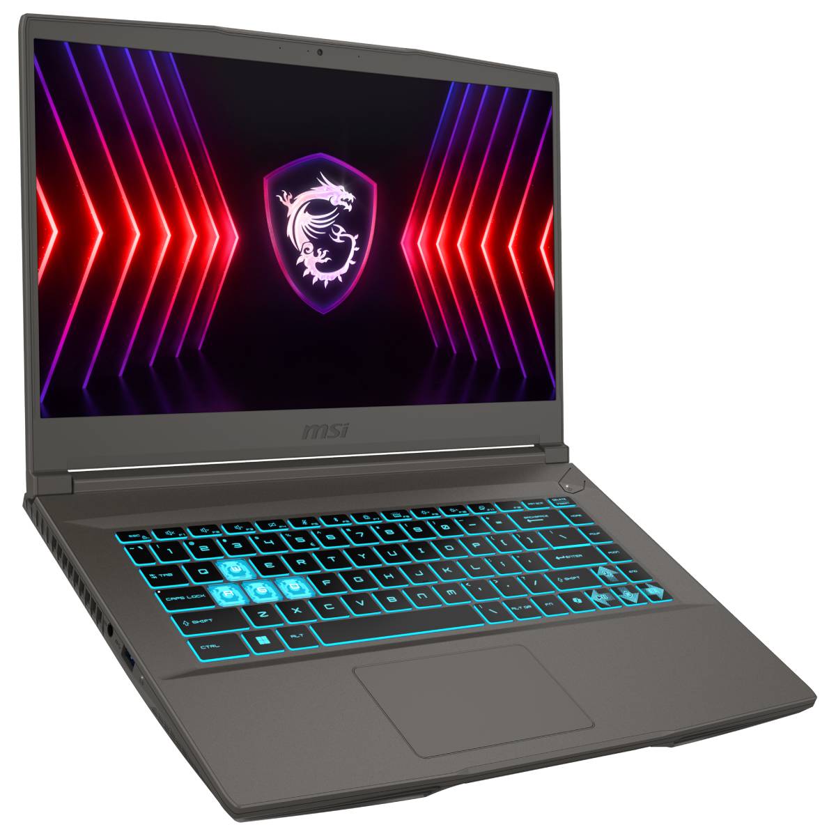 Bild von MSI Thin 15 B12UC-2447 - 15,6" FHD 144Hz Display, Intel Core i5-12450H, 16GB RAM, 512GB SSD, NVIDIA RTX 3050, FreeDOS