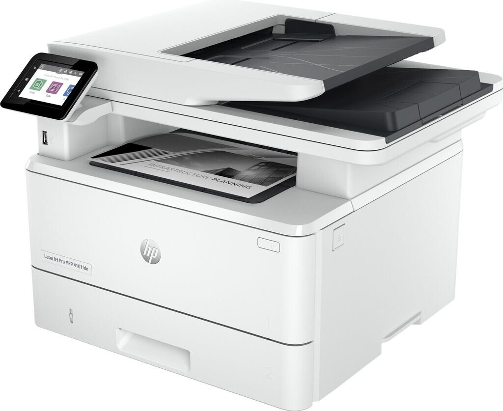 Bild von HP LaserJet Pro MFP 4102dw Multifunktionsdrucker Drucken, Kopieren, Scannen, Schwarz-Weiß