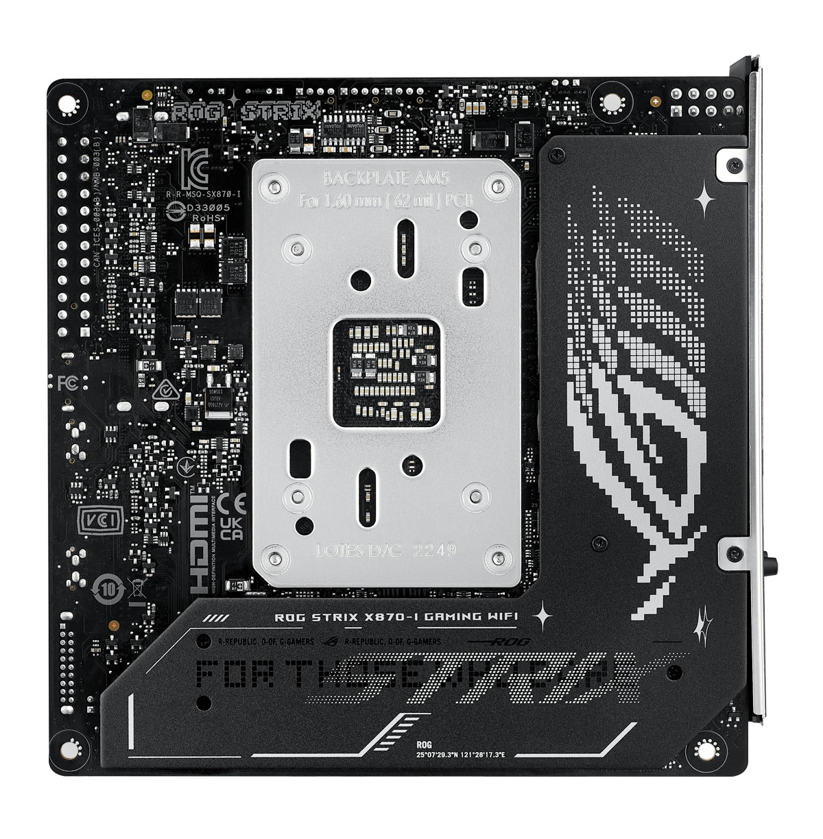 Bild von ASUS ROG STRIX X870-I GAMING WIFI Mainboard Sockel AM5