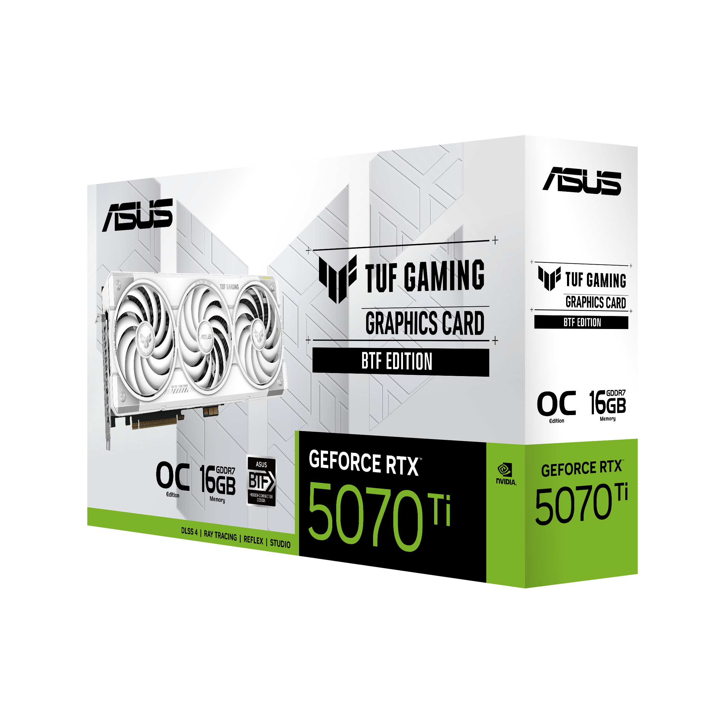 Bild von ASUS TUF Gaming GeForce RTX 5070 Ti Weiß OC Edition