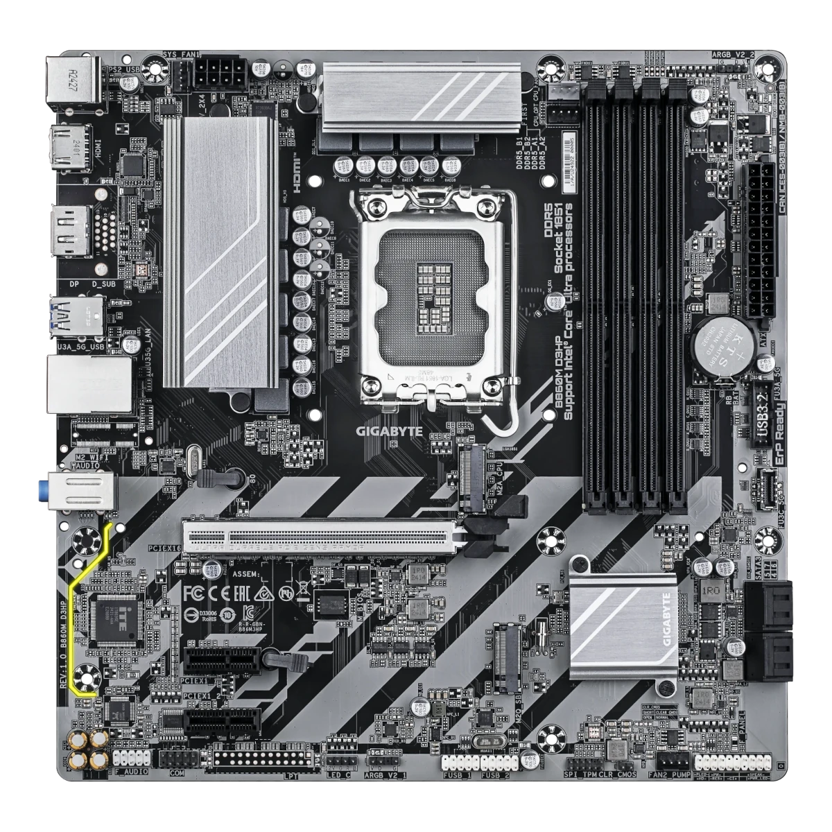 Bild von GIGABYTE B860M D3HP Mainboard