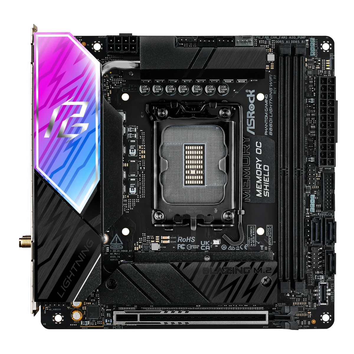 Bild von ASRock Phantom Gaming B860I Lightning WiFi Mainboard