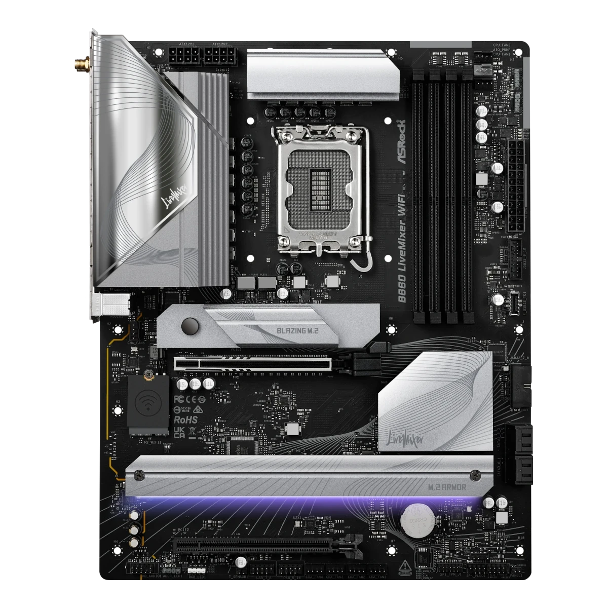 Bild von ASRock B860 LiveMixer WiFi Mainboard