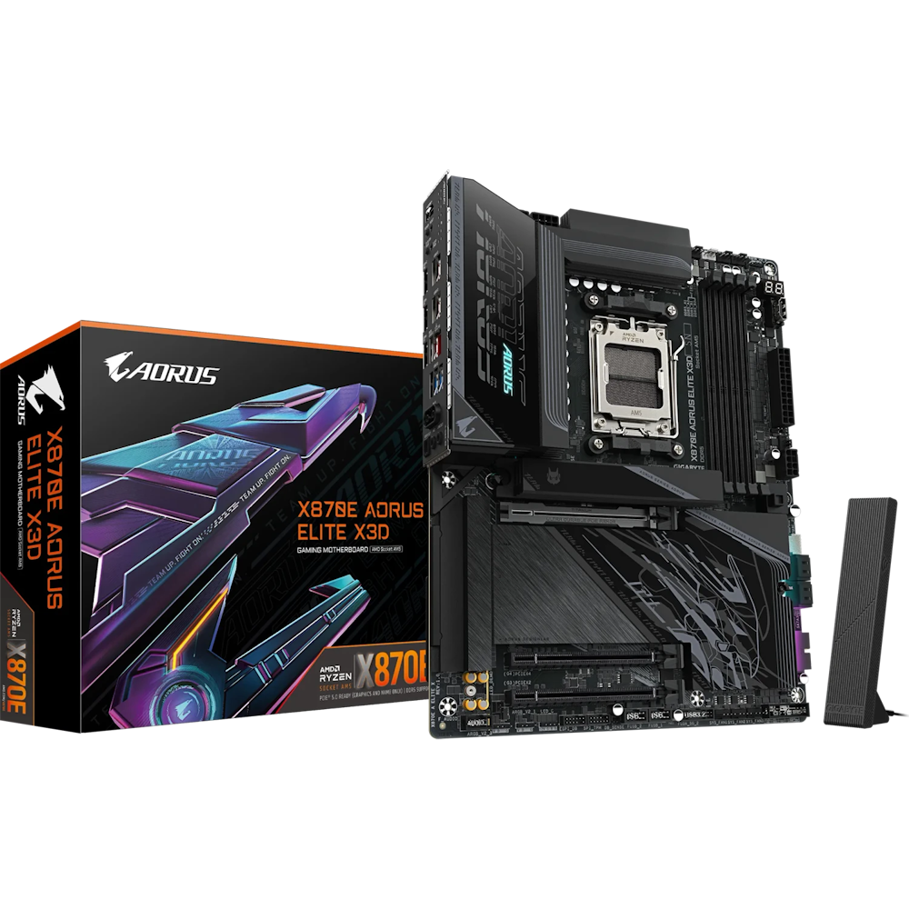 Bild von GIGABYTE X870E AORUS Elite X3D Mainboard Sockel AM5