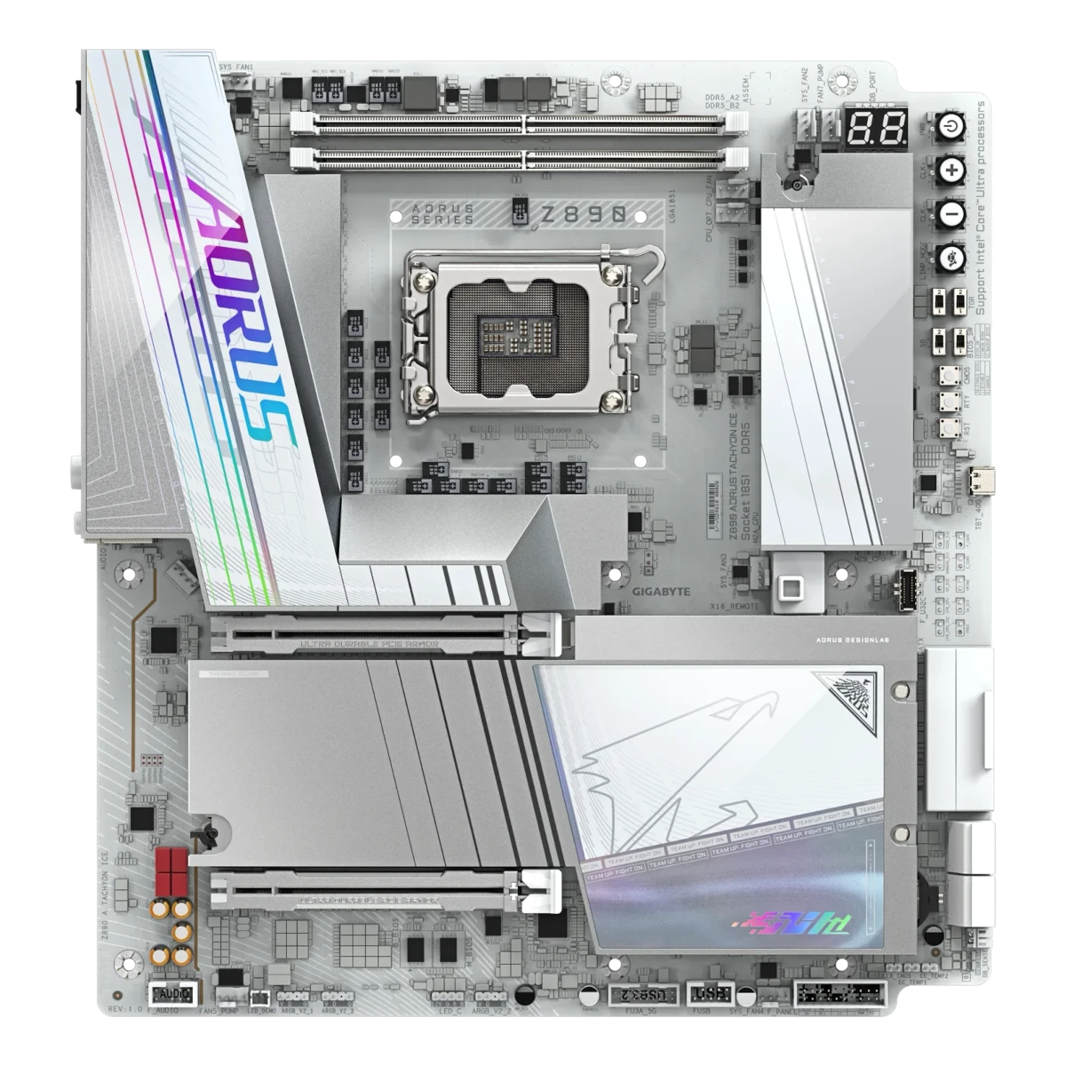 Bild von GIGABYTE Z890 AORUS Tachyon ICE Mainboard