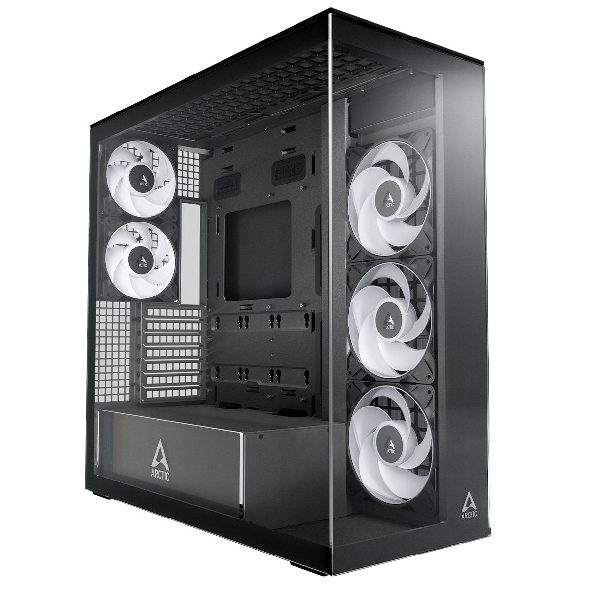 Bild von ARCTIC Xtender Black Clear Glass | PC-Gehäuse