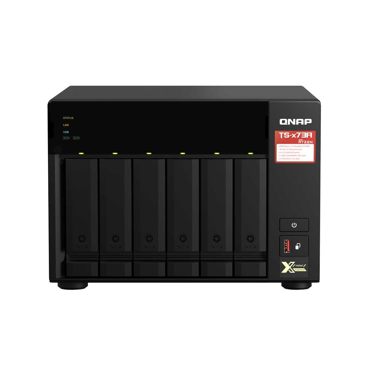 Bild von QNAP Systems TS-673A-8G NAS 6-Bay