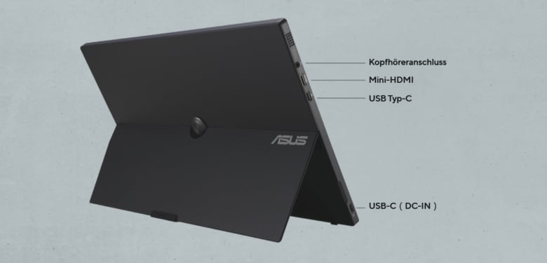 ASUS ZenScreen Go MB16AWP Portabler Monitor - IPS, USB-C, Akku_5