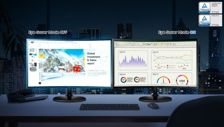 Samsung S27C364EAU Curved Monitor - VA, Full HD, 75 Hz, HDMI_5