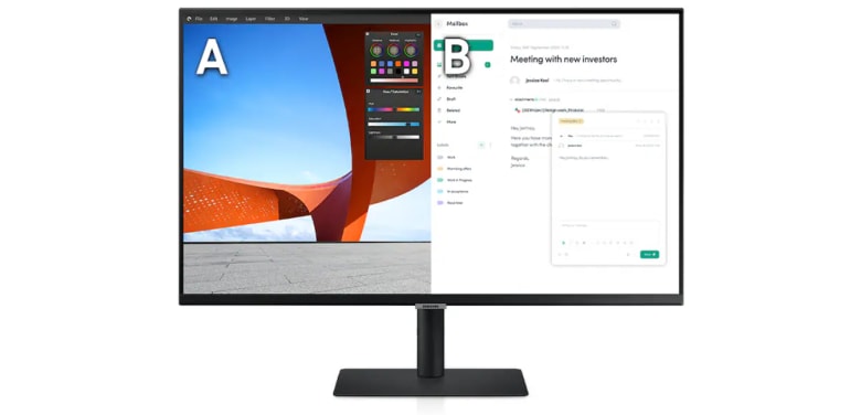 Samsung ViewFinity S8 S27B800PXP Office Monitor - 4K, IPS, USB-C_7