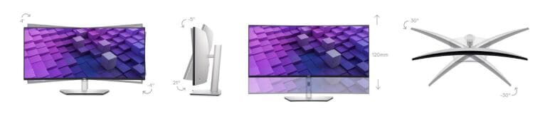 Dell UltraSharp U3824DW Curved Monitor - Höhenverstellung, USB-C_5