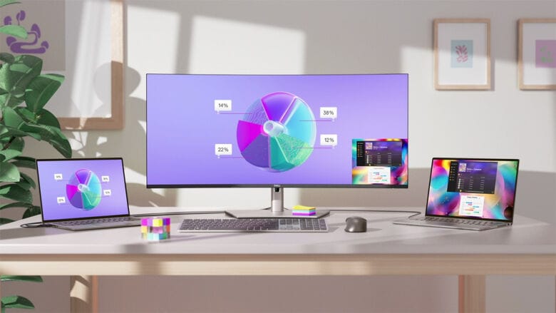 Dell UltraSharp U3824DW Curved Monitor - Höhenverstellung, USB-C_1