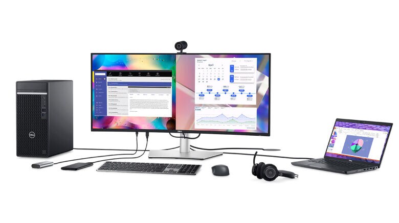 Dell UltraSharp U3824DW Curved Monitor - Höhenverstellung, USB-C_3