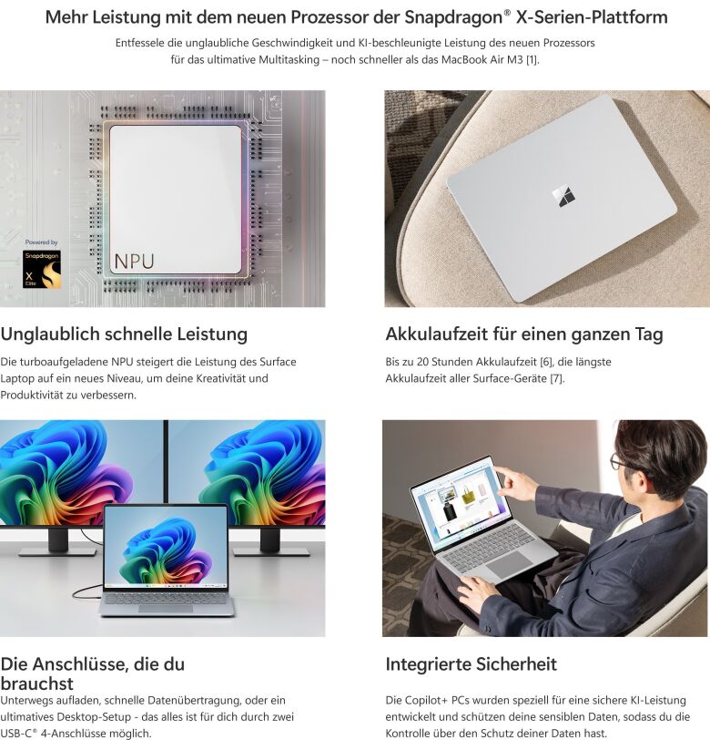 Microsoft Surface Laptop Copilot+ PC 13,8 Zoll - 16GB - 1TB_7