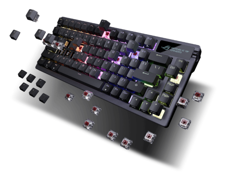 ASUS ROG Azoth White RGB Gaming Tastatur mit 75% Layout_3