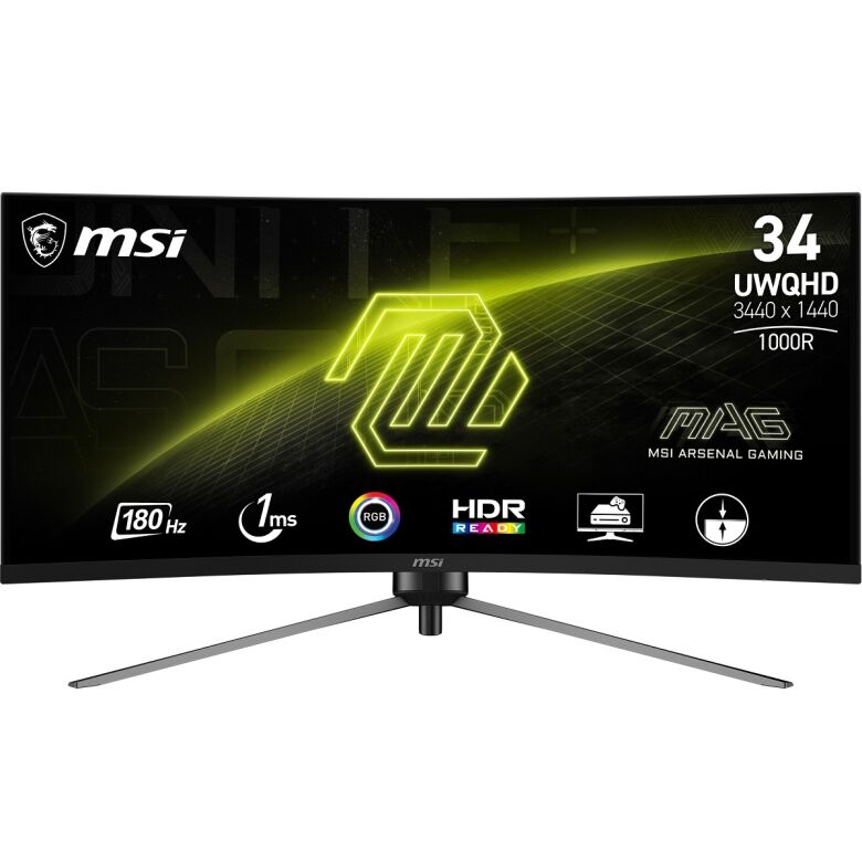 MSI MAG 345CQRDE Gaming Monitor - UWQHD, 180Hz, 1ms_2