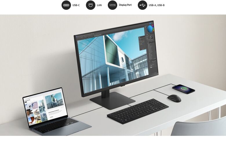 Samsung S27D800UAU Office Monitor - UHD, Ergonomie, USB-C_4