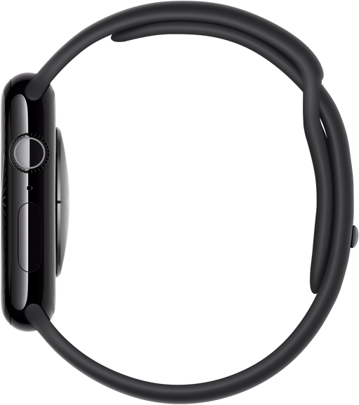 Apple Watch S10 Schiefer Titanium Sport Band Schwarz- S/M_4