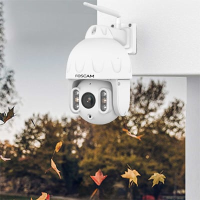 Foscam SD8P WLAN Überwachungskamera Weiß_5