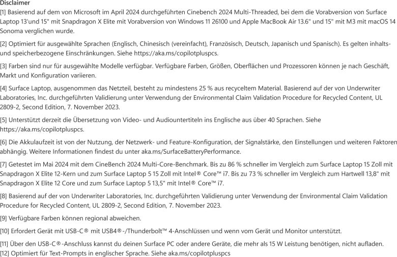 Microsoft Surface Laptop 7 13,5 Zoll Copilot+ PC for business - W11P_10