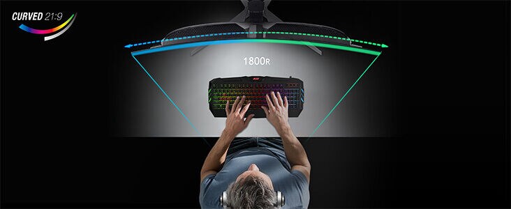 Predator X34 X5 - 1800R Monitor Krümmung