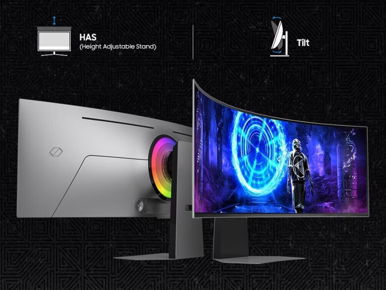 Samsung Odyssey OLED G9 S49DG954SU Gaming Monitor - DQHD, 240Hz_15