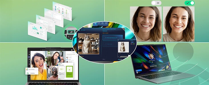Acer Swift Go 16 AI OLED Bild - Intelligente KI – Einfach, clever und nahtlos integriert