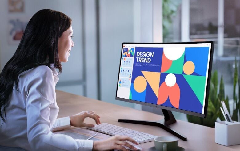 Samsung S32D396GAU Business Monitor - Curved, FHD, 100Hz_1
