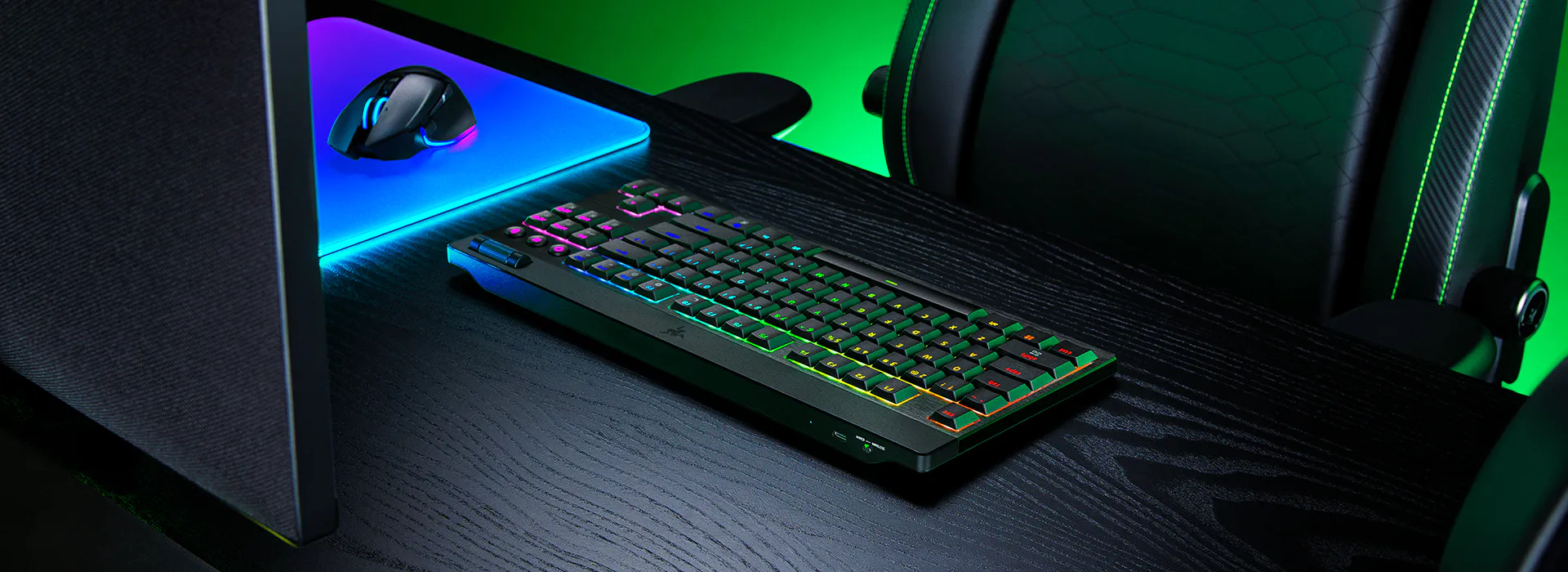 Razer Blackwidow V4 TKL Low Profile Orange Switches_6