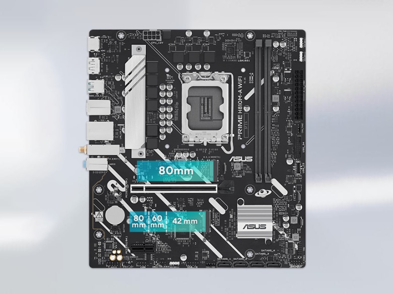 ASUS Prime H810M-A WIFI Mainboard Sockel 1851_19
