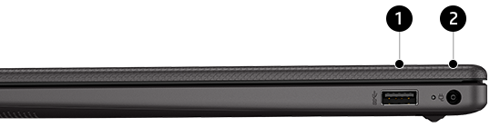 HP 250R G10 – Anschlüsse rechte Seite