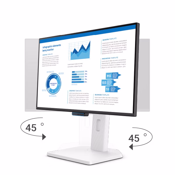 BenQ GW2490TC Office Monitor 60,45 cm (23,8 Zoll) schwarz/weiß_23
