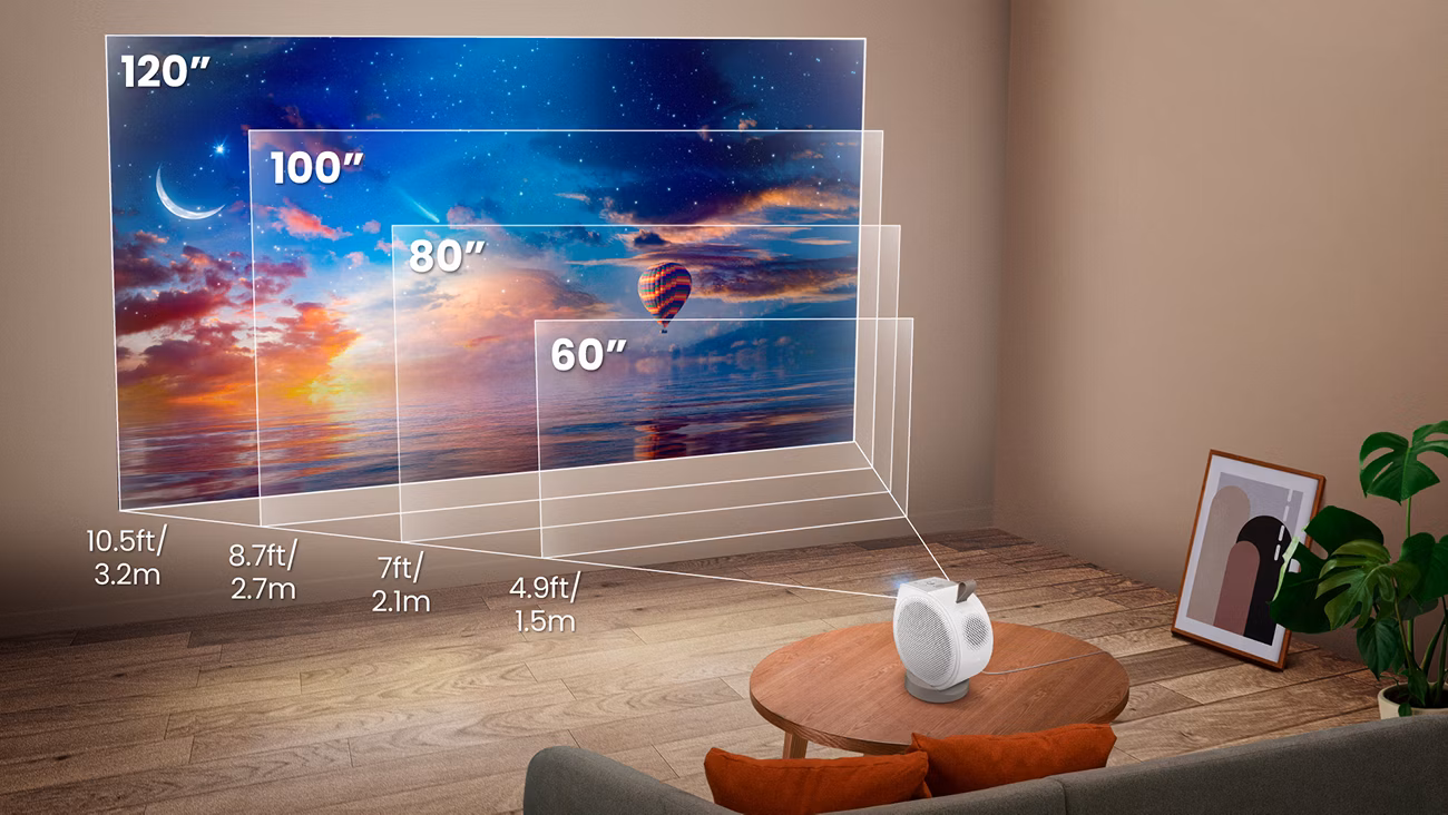 BenQ GV32 Tragbarer Full HD Beamer mit 360° Projektion und Smart_11