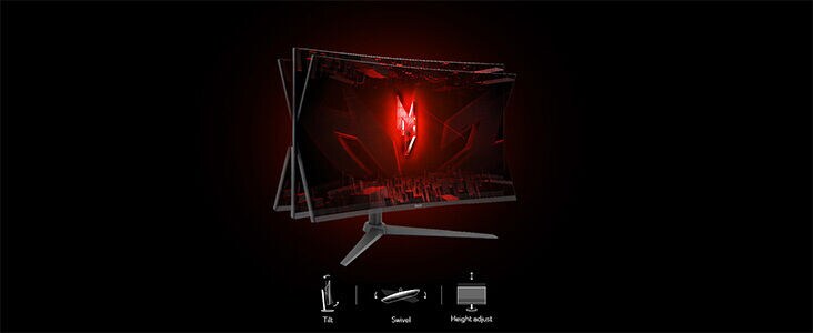 Acer Nitro XZ0 - Flexibel einstellen. Sofort wohlfühlen.